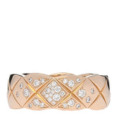 18K Yellow Gold Diamond Small Coco Crush Ring 48 4.5