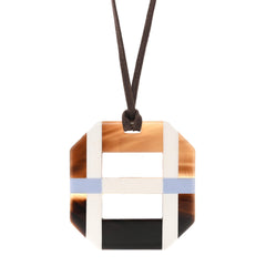 Horn Lacquer Opus Octagonal Necklace