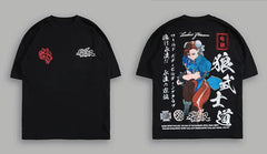Darcsport Wolf & Street Fighter Print T-shirt