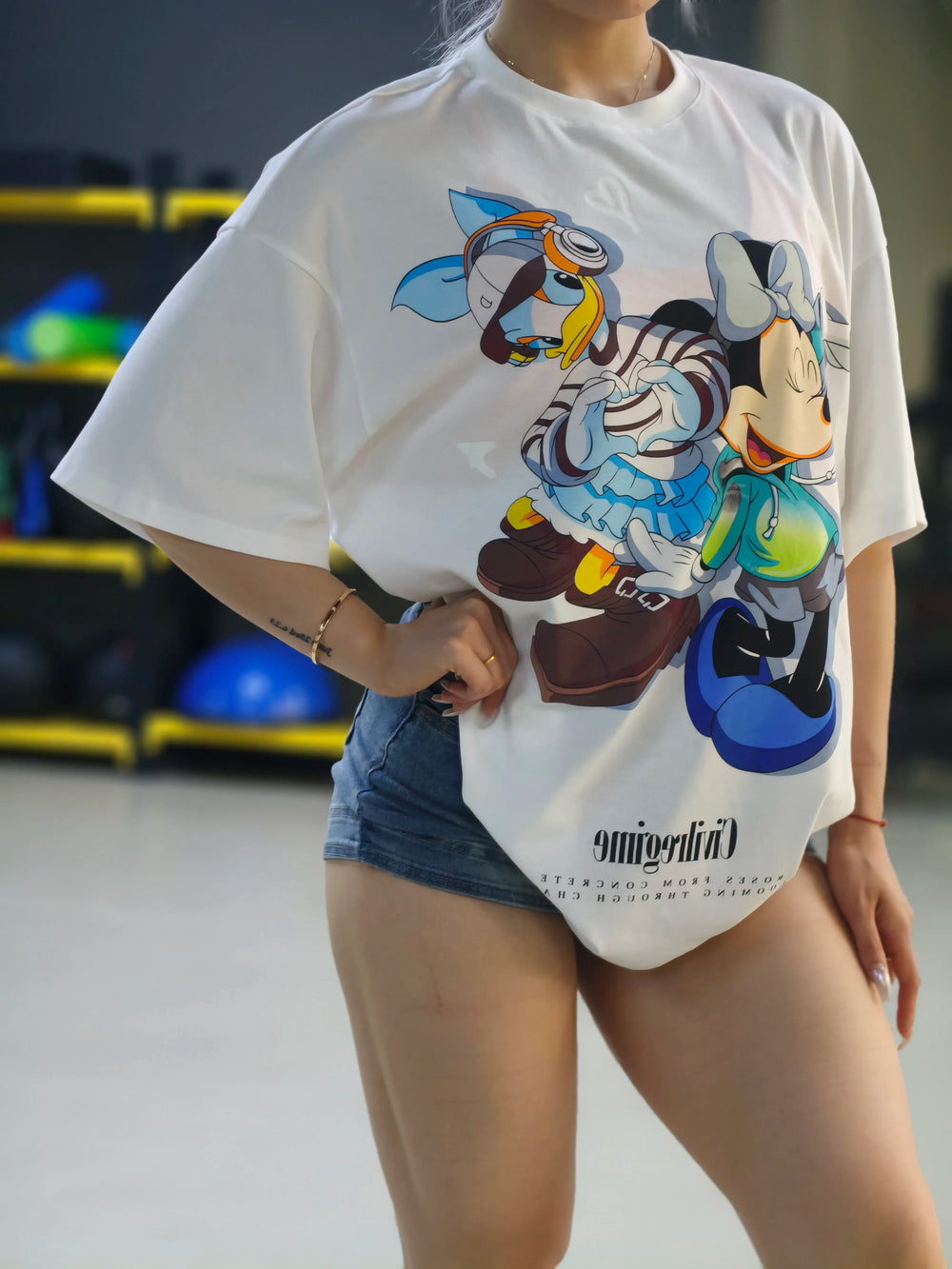 Civilregime Disney Series 200GSM Washed Short Sleeve T-shirt