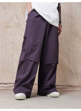 BJHG White Parachute Pants