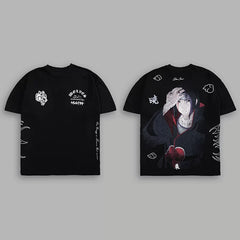Darcsport Wolf Head & Akatsuki Print T-shirt