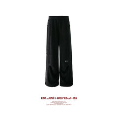 BJHG Retro Straight-Leg Sweatpants