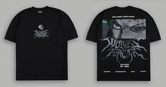 Darcsport Wolf Head & Akatsuki Print T-shirt