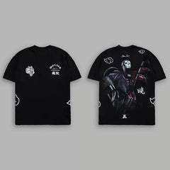 Darcsport Wolf Head & Akatsuki Print T-shirt