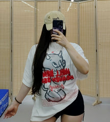 Civilregime Little Devil Series 200GSM Skin-Feel Washed T-shirt