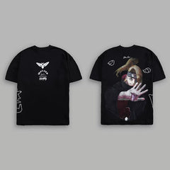 Darcsport Wolf Head & Akatsuki Print T-shirt