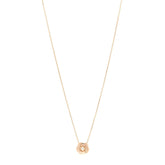 18K Rose Gold Diamond Extrait de Camélia Pendant Necklace