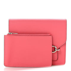 Chevre Mysore Roulis Slim Wallet Rose Azalee