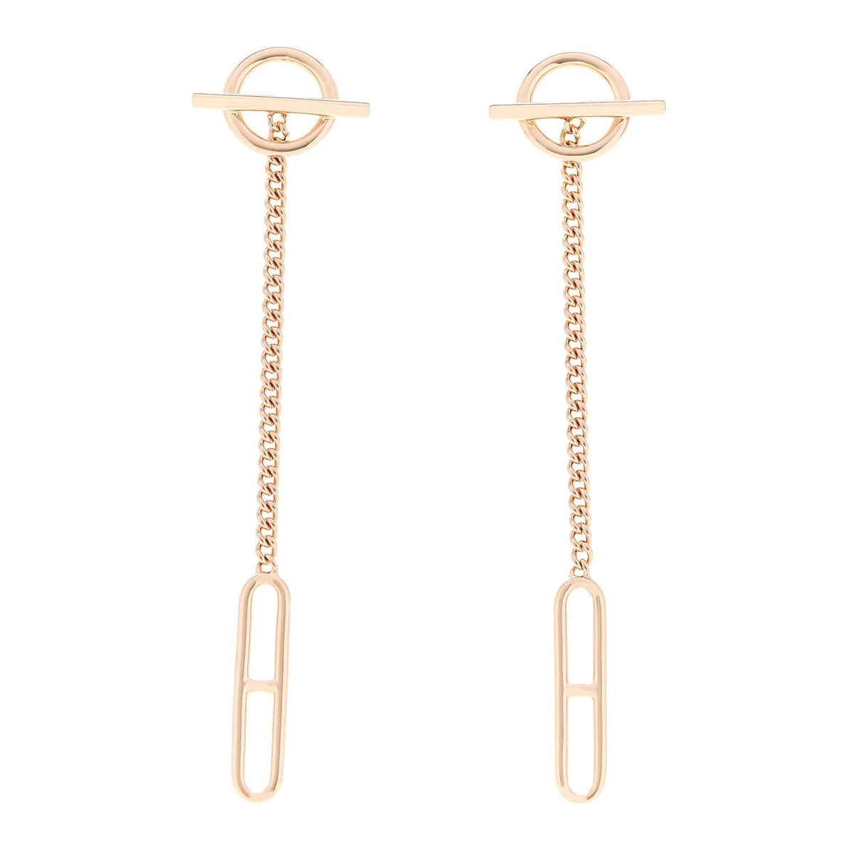 18K Rose Gold Echappee Earrings