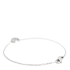 18K White Gold Coco Crush Station Bracelet