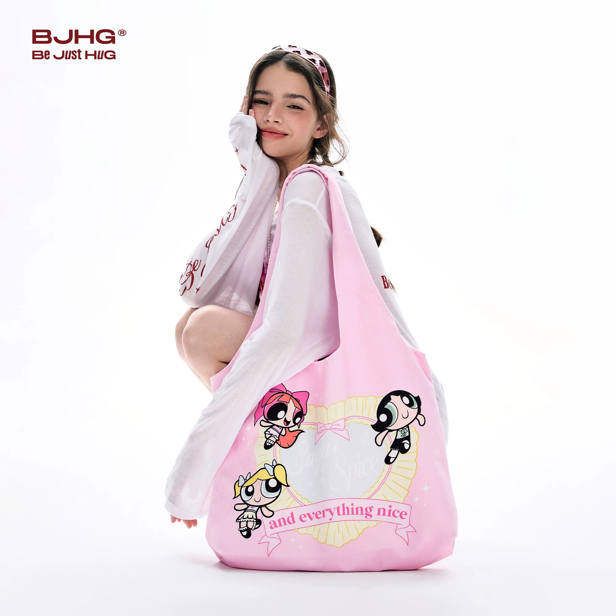 BJHG x Powerpuff Girls Canvas Tote Bag