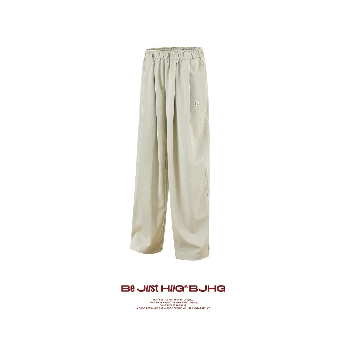 BJHG Straight-Leg Harem Pants
