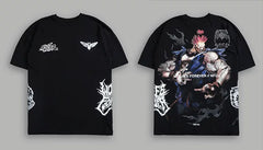 Darcsport Wolf & Street Fighter Print T-shirt