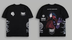 Darcsport Wolf Head & Akatsuki Print T-shirt