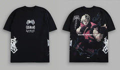 Darcsport Wolf & Street Fighter Print T-shirt