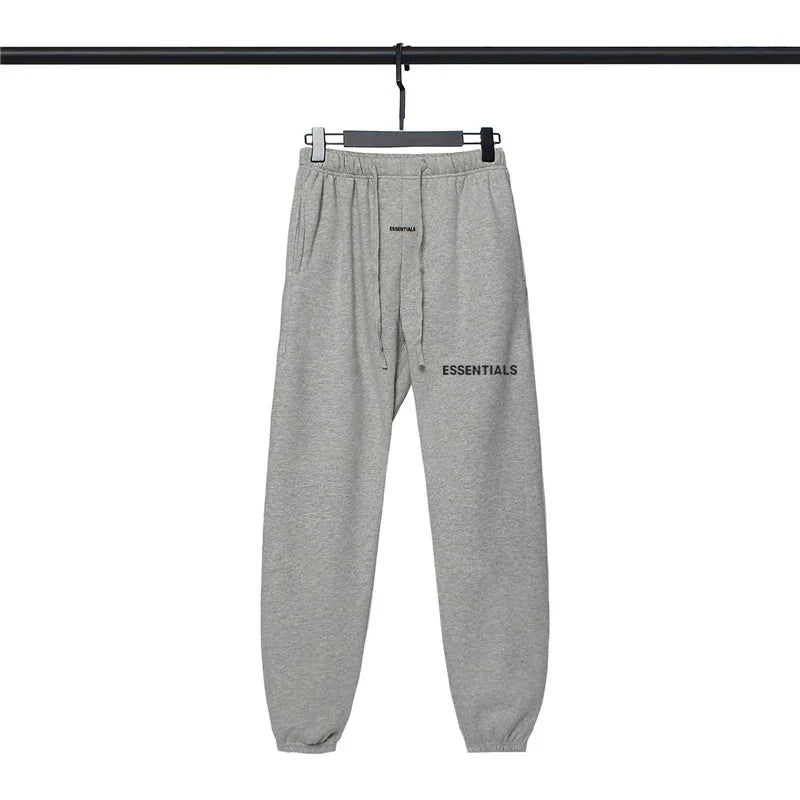 Fog Essentials Heather Grey Classic Sweat Joggers – Relaxed Everyday Streetwear Fit