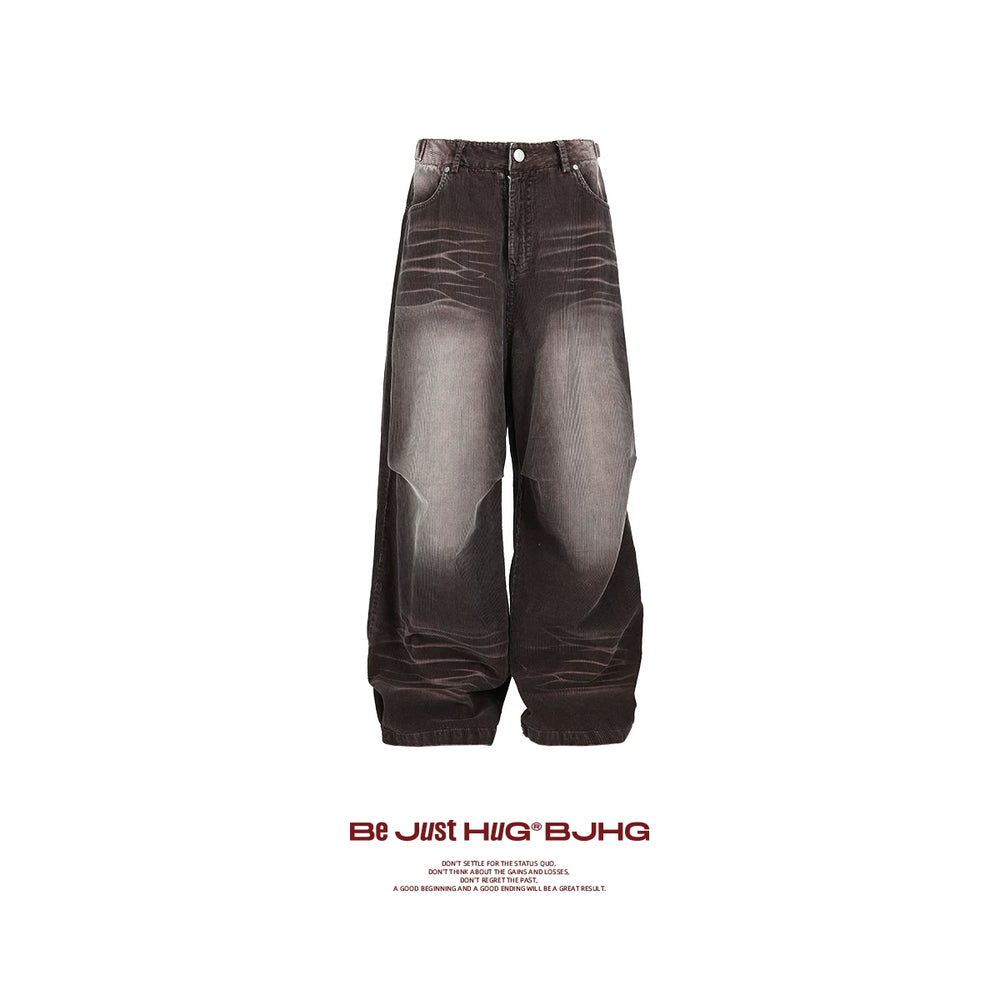 BJHG Corduroy Wide-Leg Pants