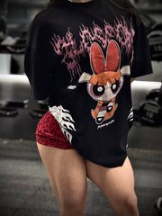 Civilregime Powerpuff Girls Series Ultra-Soft Washed T-shirt
