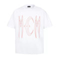 Thug Club White Red Deconstructed Lettering Graphic T-Shirt