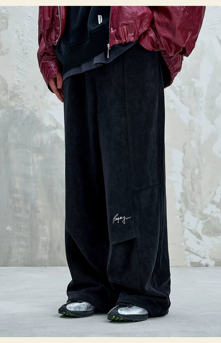 BJHG Retro Straight-Leg Sweatpants