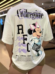 Civilregime Disney Series 200GSM Washed Short Sleeve T-shirt