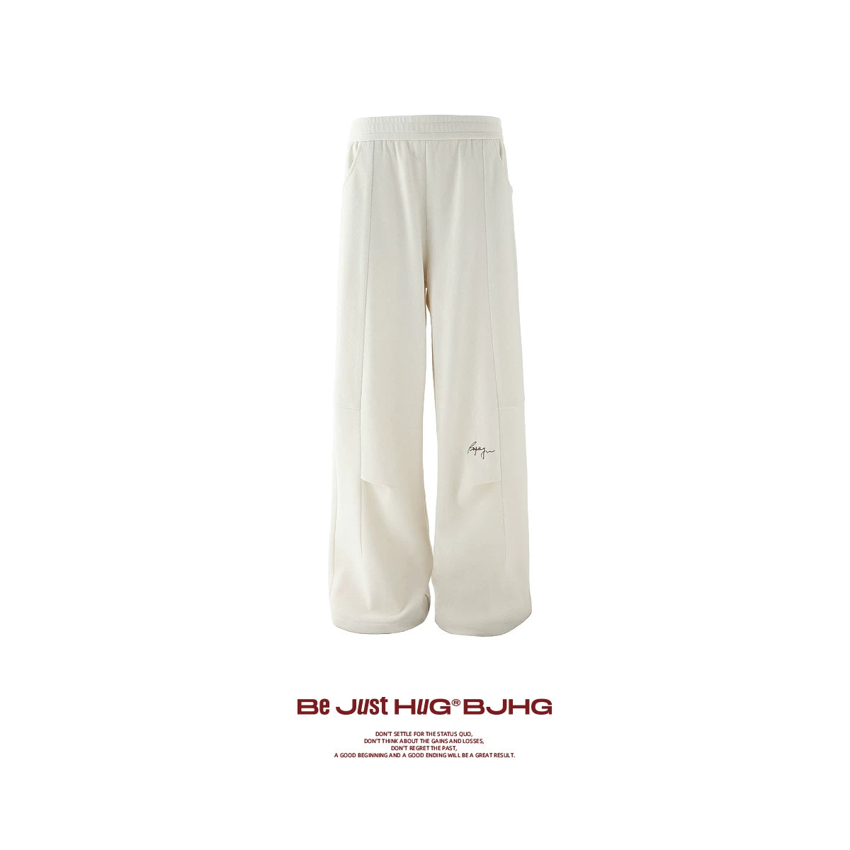 BJHG Retro Straight-Leg Sweatpants