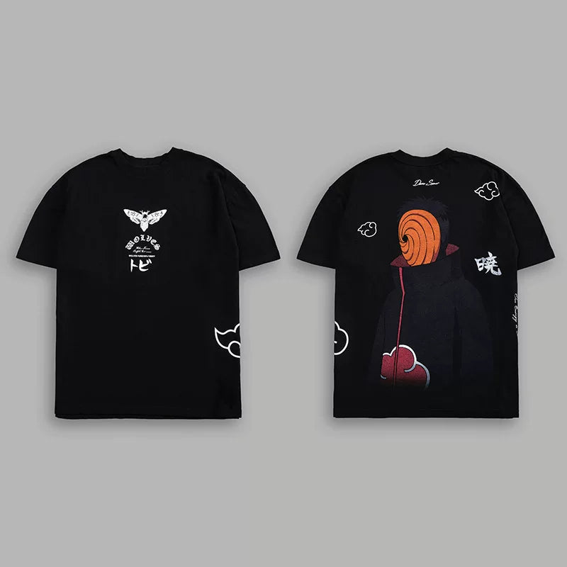 Darcsport Wolf Head & Akatsuki Print T-shirt