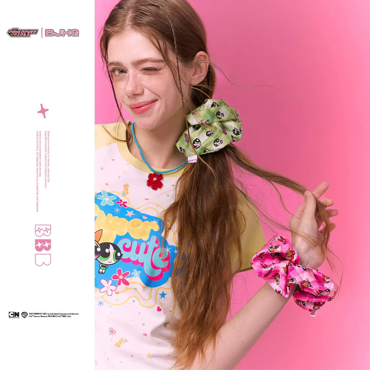 BJHG x Powerpuff Girls Hair Scrunchies