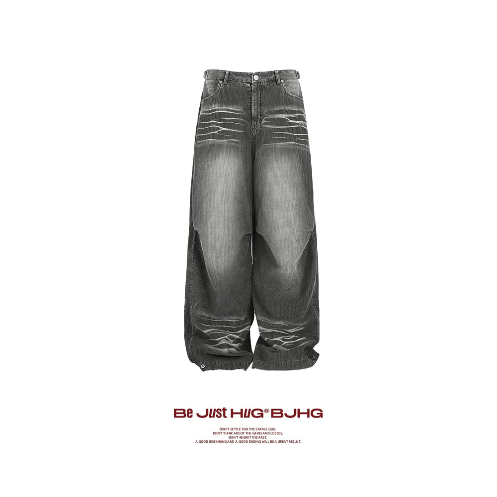 BJHG Corduroy Wide-Leg Pants