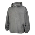 Thug Club Charcoal Vintage Wash Snap-Collar Hoodie
