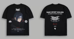 Darcsport Wolf Head & Akatsuki Print T-shirt