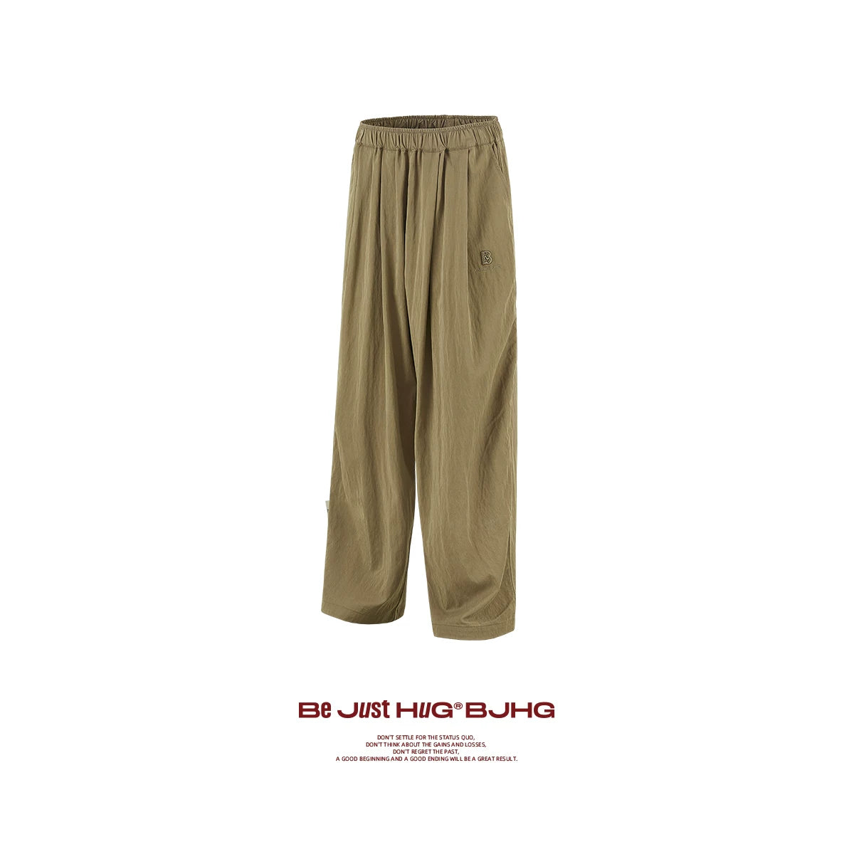 BJHG Straight-Leg Harem Pants