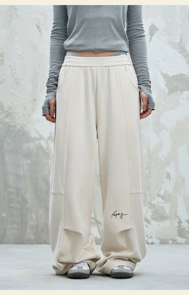 BJHG Retro Straight-Leg Sweatpants