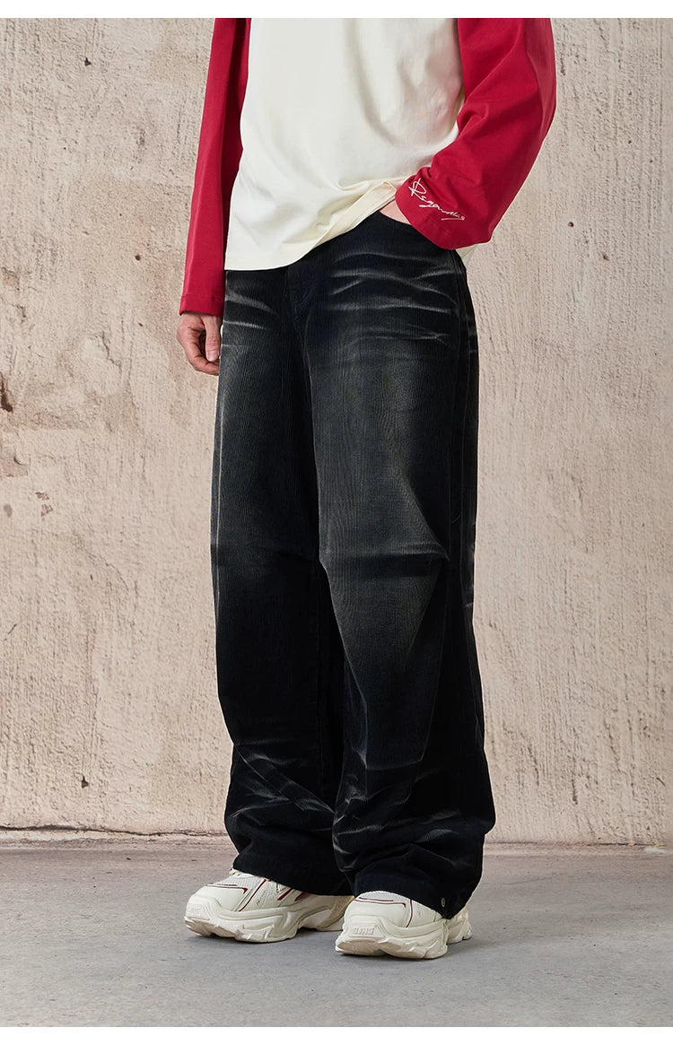 BJHG Corduroy Wide-Leg Pants
