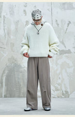 BJHG Retro Straight-Leg Sweatpants
