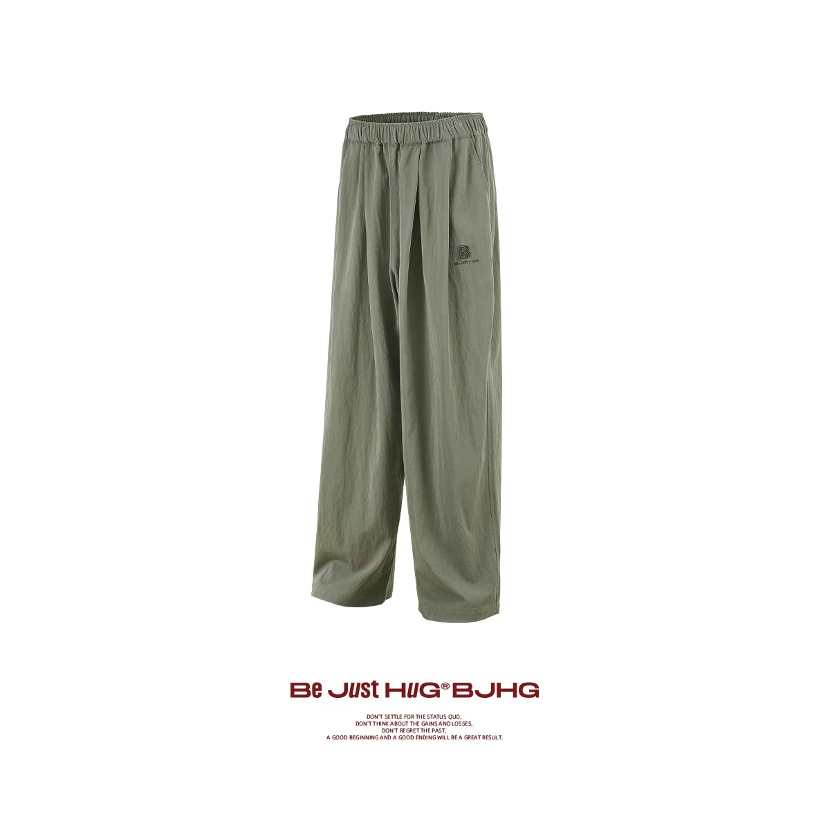 BJHG Straight-Leg Harem Pants